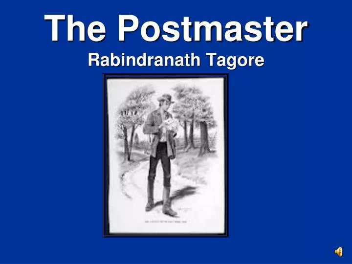 the postmaster rabindranath tagore