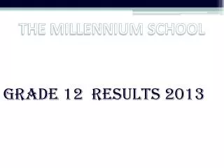 the millennium school