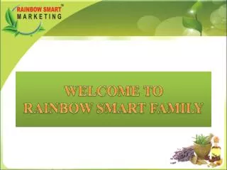 WELCOME TO RAINBOW SMART FAMILY