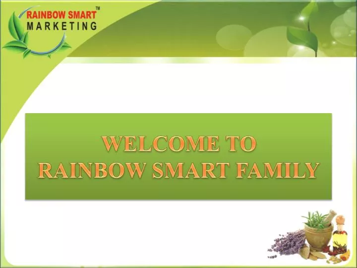 welcome to rainbow smart family