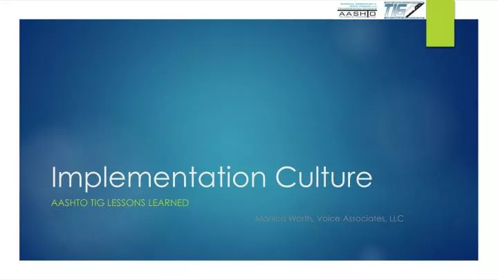 implementation culture