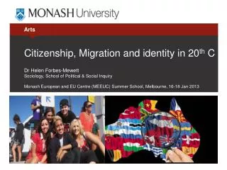 Citizenship , Migration and identity in 20 th C