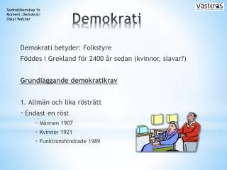 demokrati