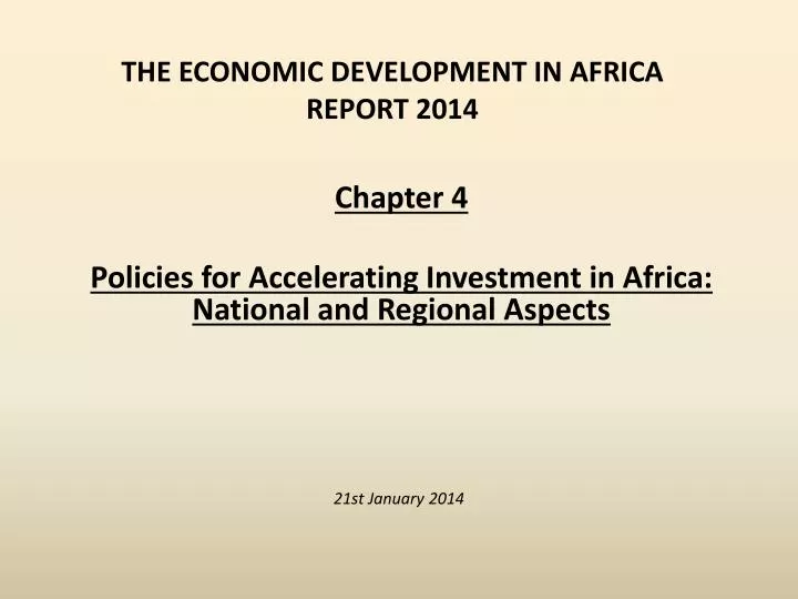 the economic development in africa report 2014