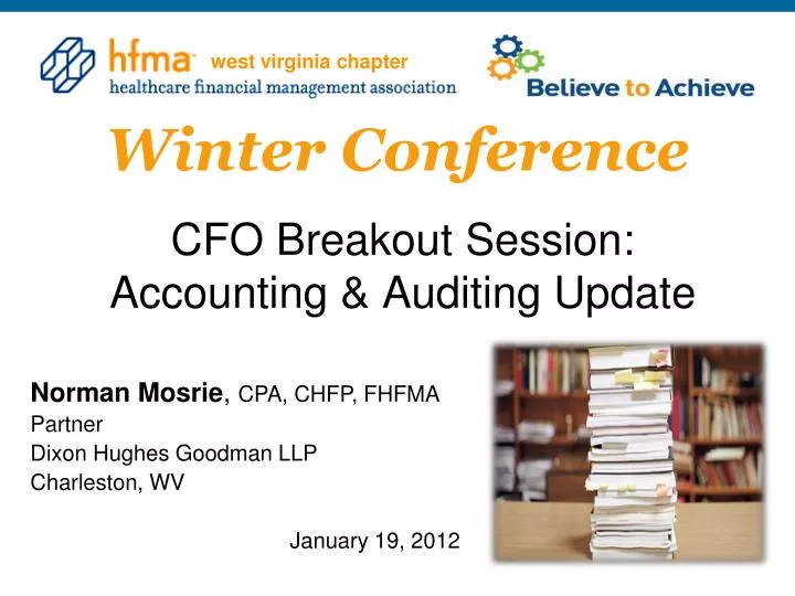 cfo breakout session accounting auditing update