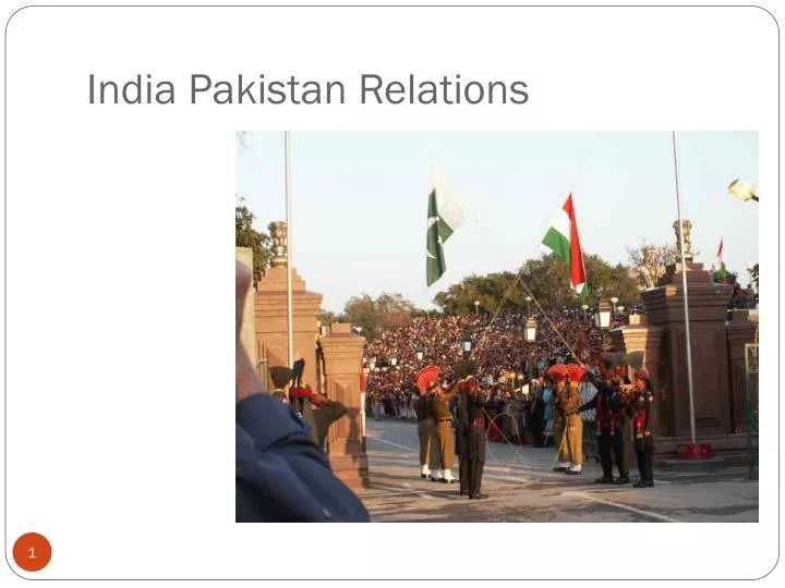 india pakistan relations
