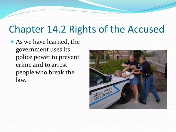 chapter 14 2 rights of the accused