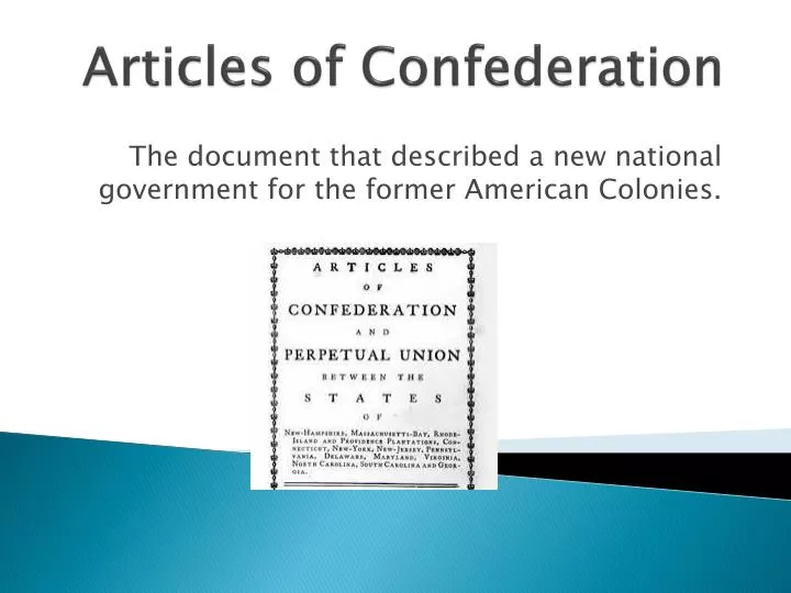 articles of confederation