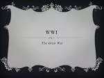WWI - slide 1