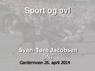sven tore jacobsen dnt