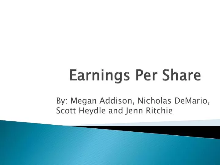 earnings per share