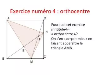 exercice num ro 4 orthocentre