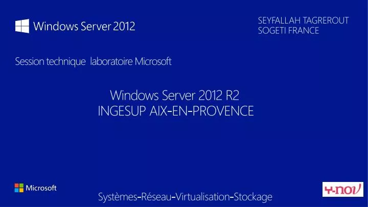 session technique laboratoire microsoft windows server 2012 r2 ingesup aix en provence