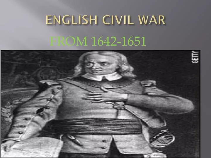 english civil war