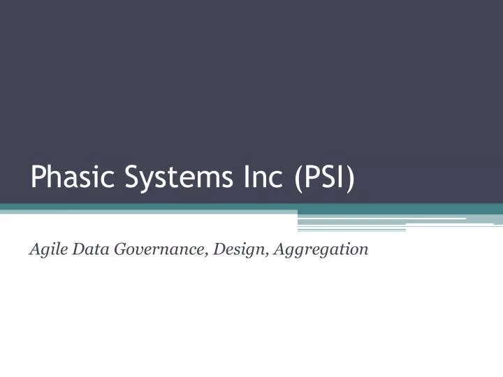 phasic systems inc psi