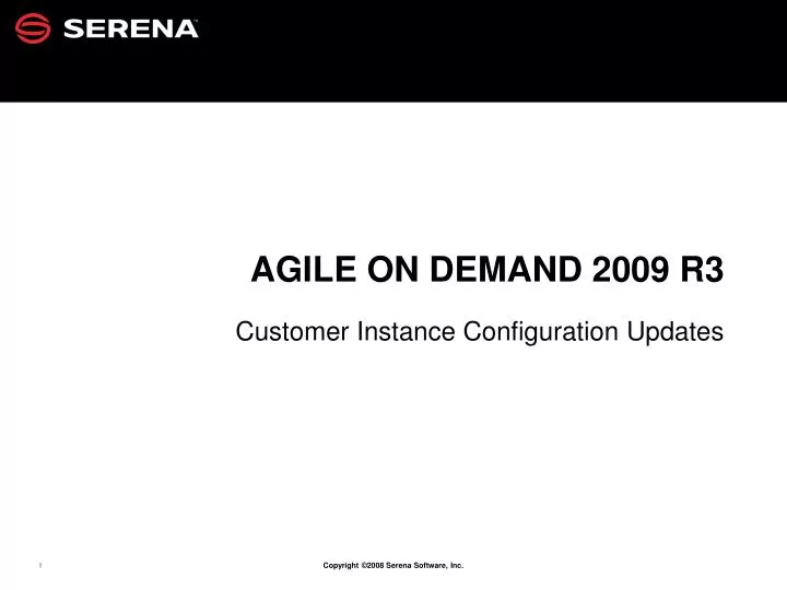 agile on demand 2009 r3