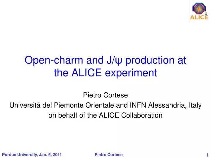 open charm and j production at the alice experiment