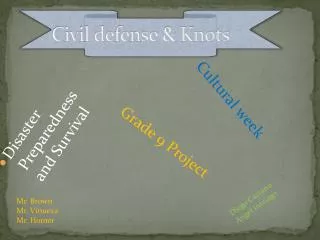 Civil defense &amp; Knots