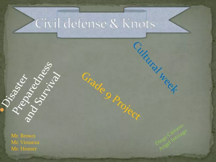 civil defense knots