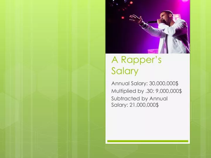 a rapper s salary