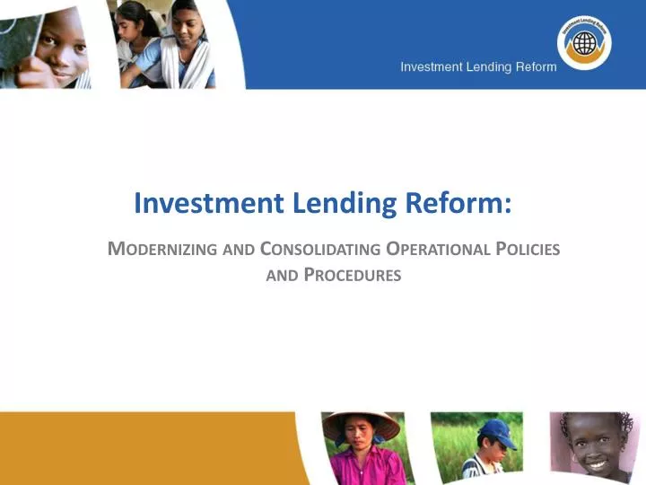 investment lending reform