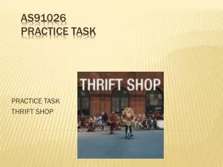 AS91026 PRACTICE TASK