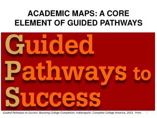 ACADEMIC MAPS: A CORE ELEMENT OF GUIDED PATHWAYS