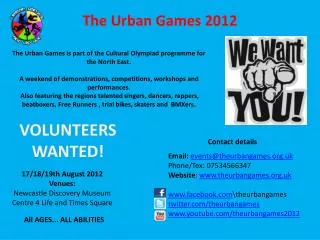 The Urban Games 2012