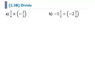 [2.3B] Divide