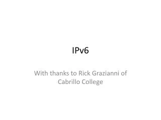 IPv6