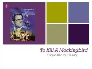 to kill a mockingbird