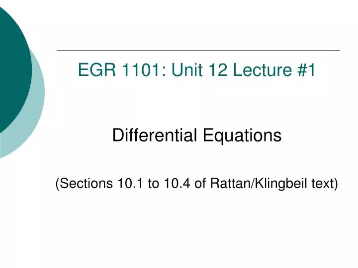 egr 1101 unit 12 lecture 1