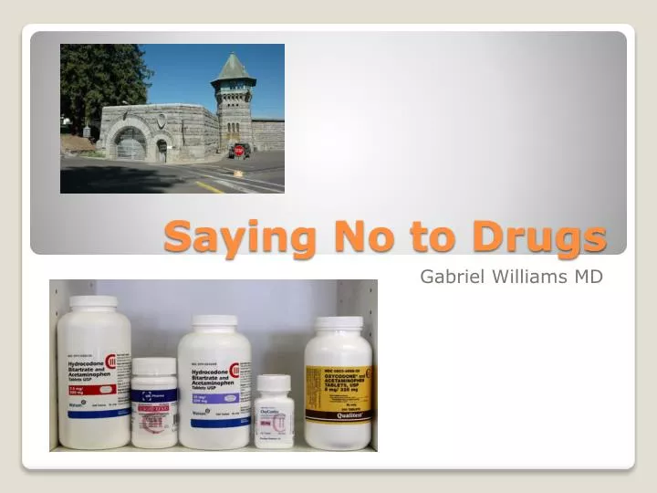 saying no to drugs