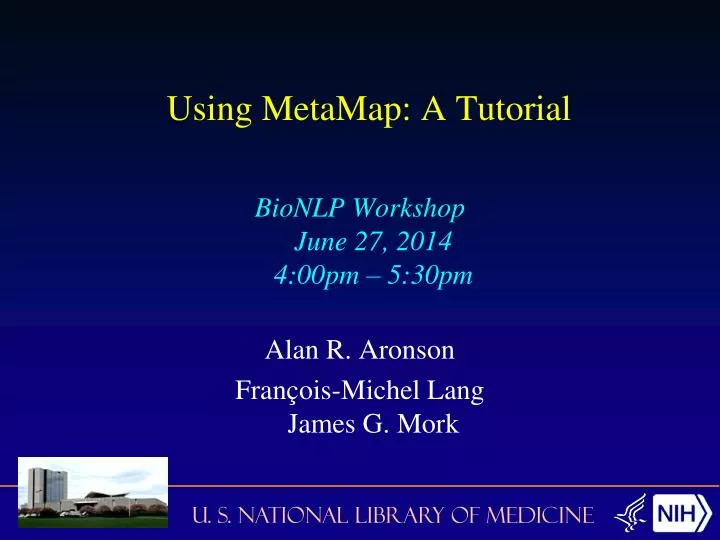 using metamap a tutorial