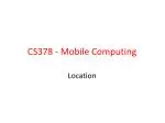 CS378 - Mobile Computing - slide 1