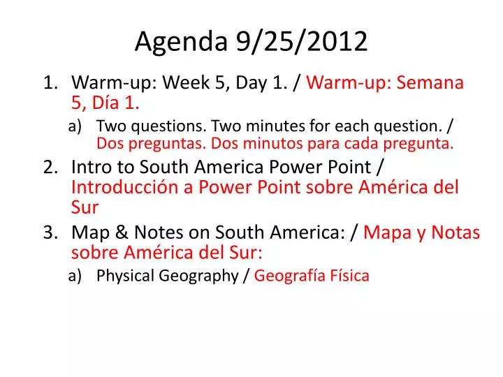 agenda 9 25 2012