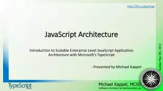 JavaScript Architecture