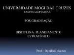 UNIVERSIDADE MOGI DAS CRUZES CAMPUS LEOPOLDINA - slide 1