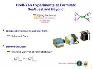 Drell -Yan Experiments at Fermilab: SeaQuest and Beyond