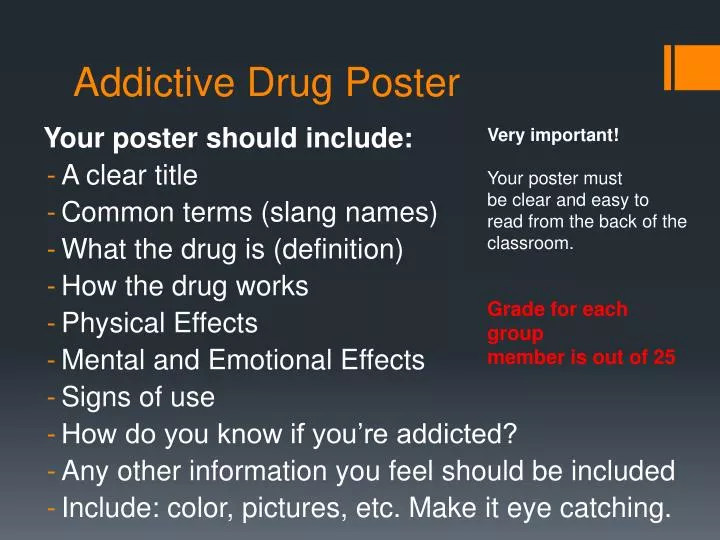 addictive drug poster