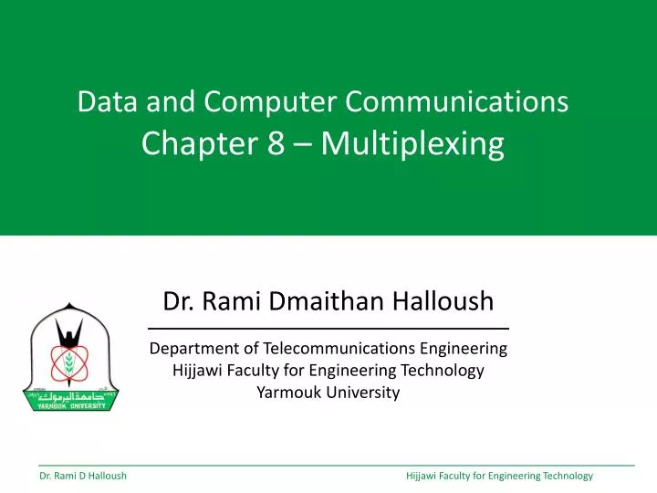 data and computer communications chapter 8 multiplexing