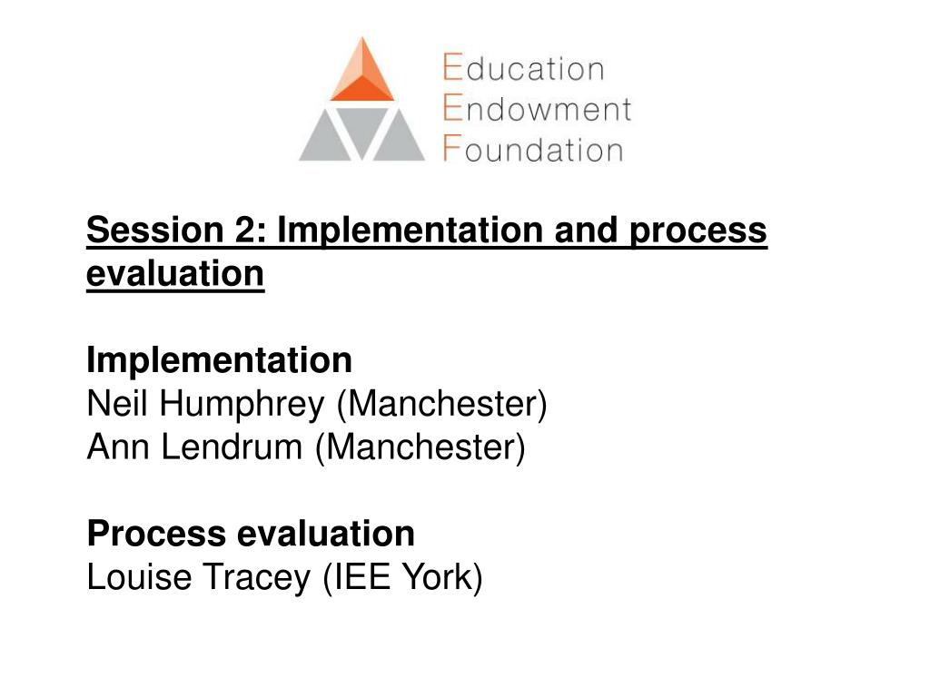 PPT - Understanding Implementation and Process Evaluation in ...