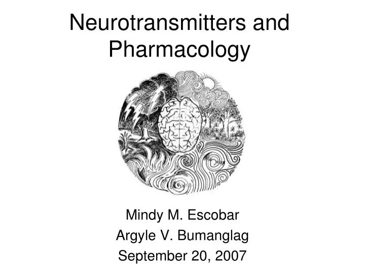 neurotransmitters and pharmacology