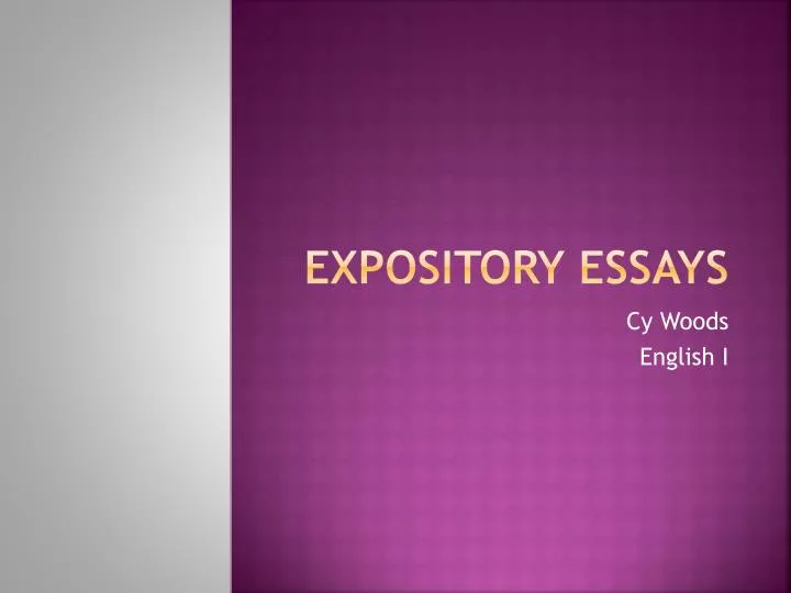 expository essays