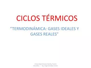 ciclos t rmicos