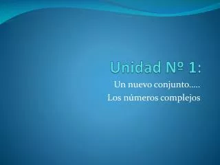 unidad n 1