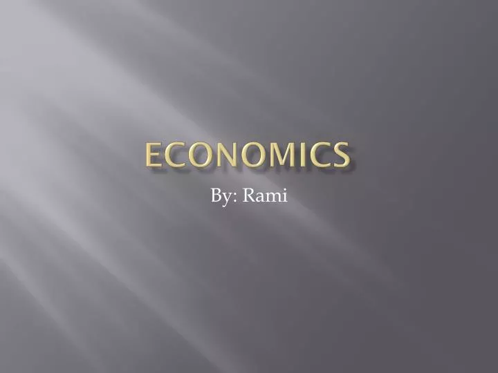 economics