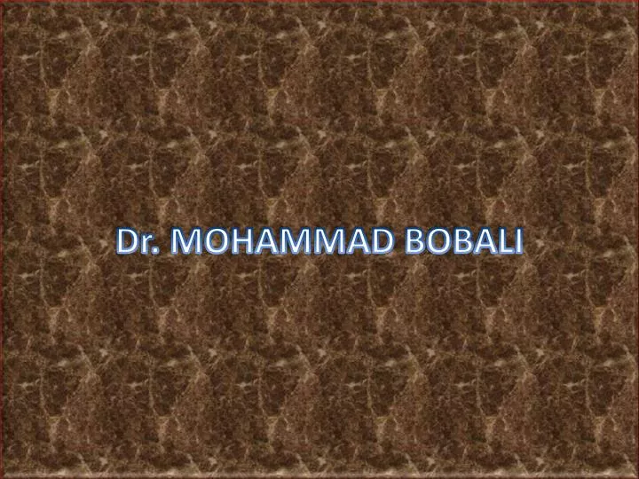 dr mohammad bobali