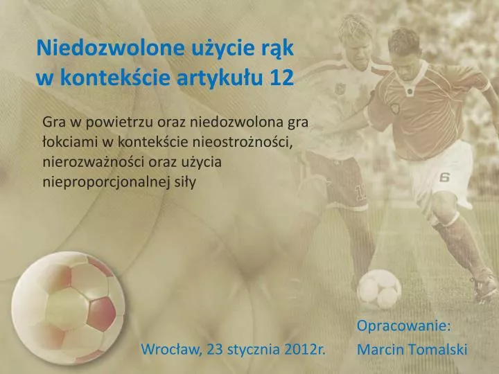 niedozwolone u ycie r k w kontek cie artyku u 12