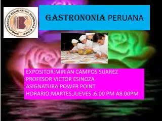 gastrononia peruana